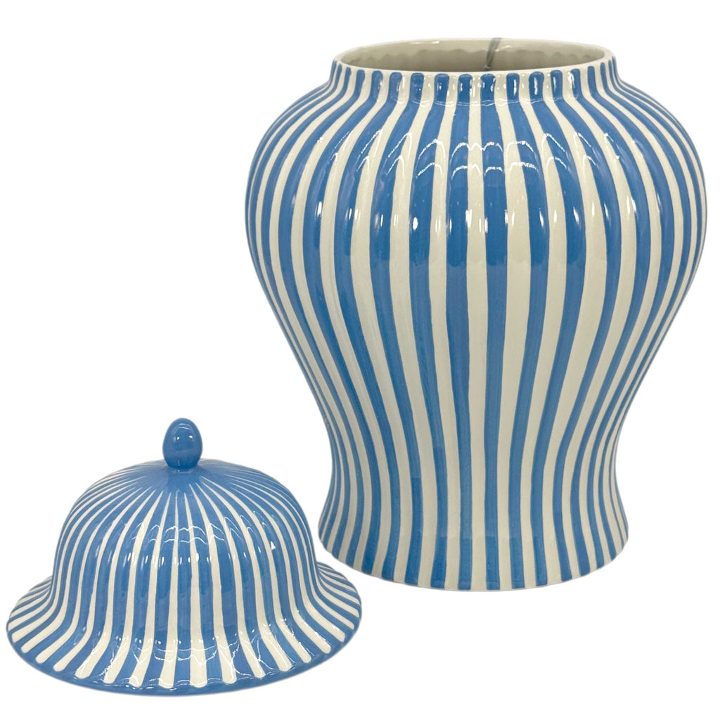 Candy Cane Striped Ceramic Vase 18" [New Colors 2026]