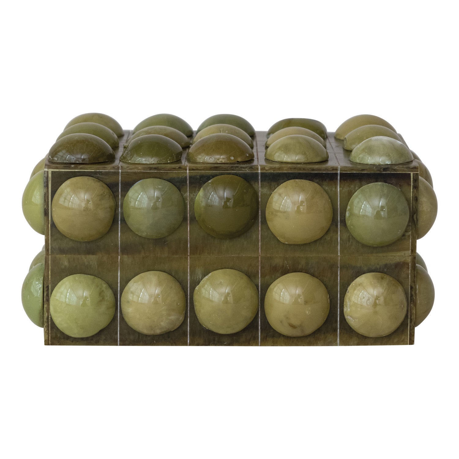Green Marble Box with Sphere Detail