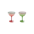 Festive Ombre Coupe Glass