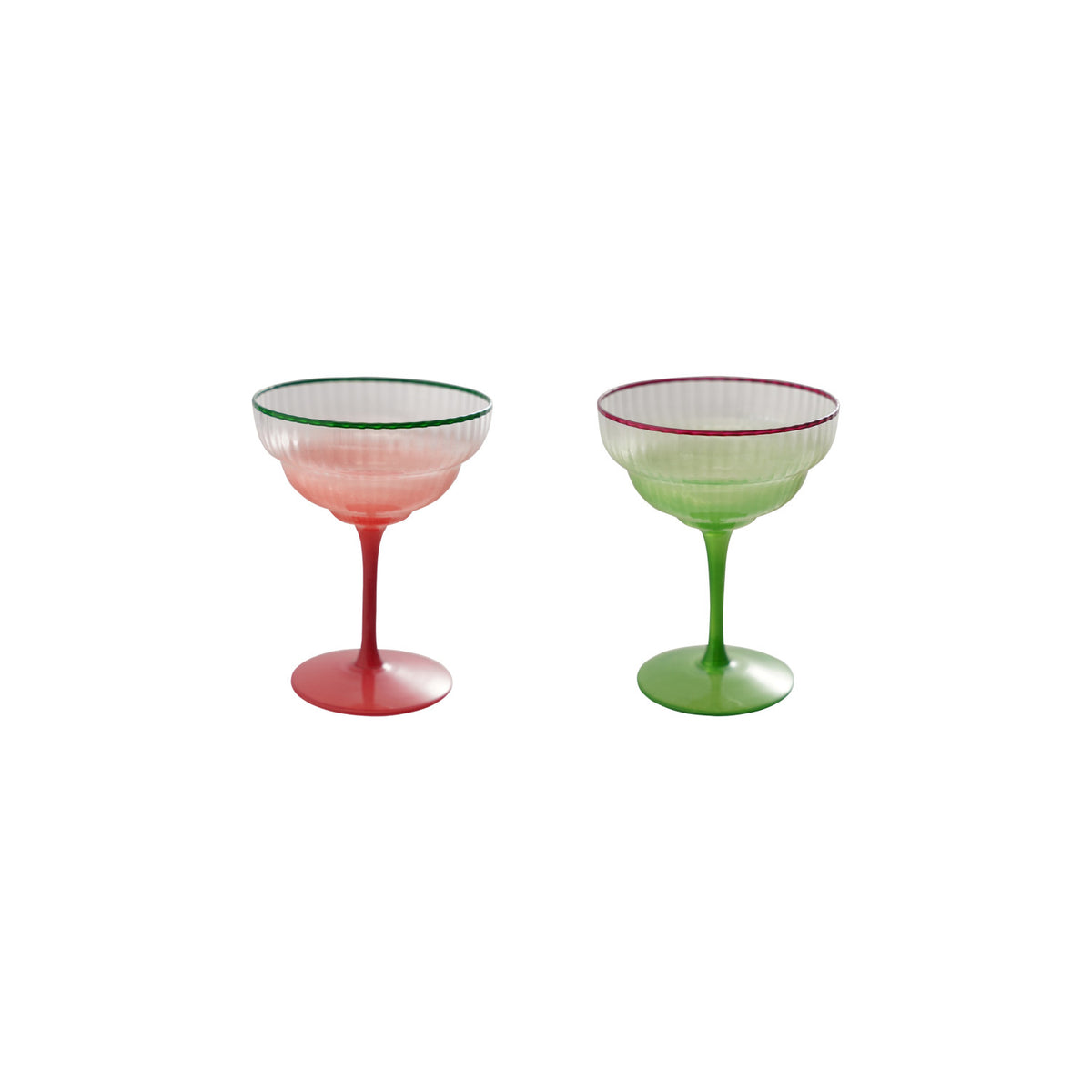 Festive Ombre Coupe Glass