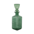 Emerald Textured Glass Decanter