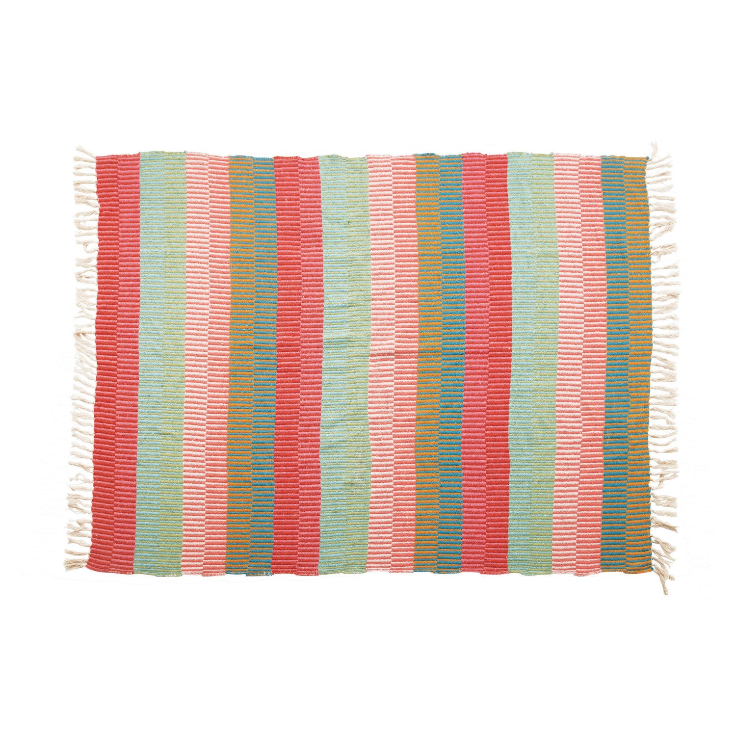 Coastal Stripe Woven Accent Rug