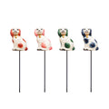Ceramic Puppy Plant Stake
