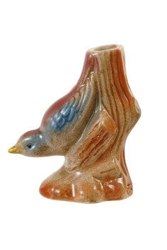 Vintage Ceramic Bird Bud Vase