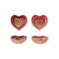 Handcrafted Heart-Shaped Ceramic Bowls