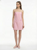 Blush Floral Appliqué Mini Dress