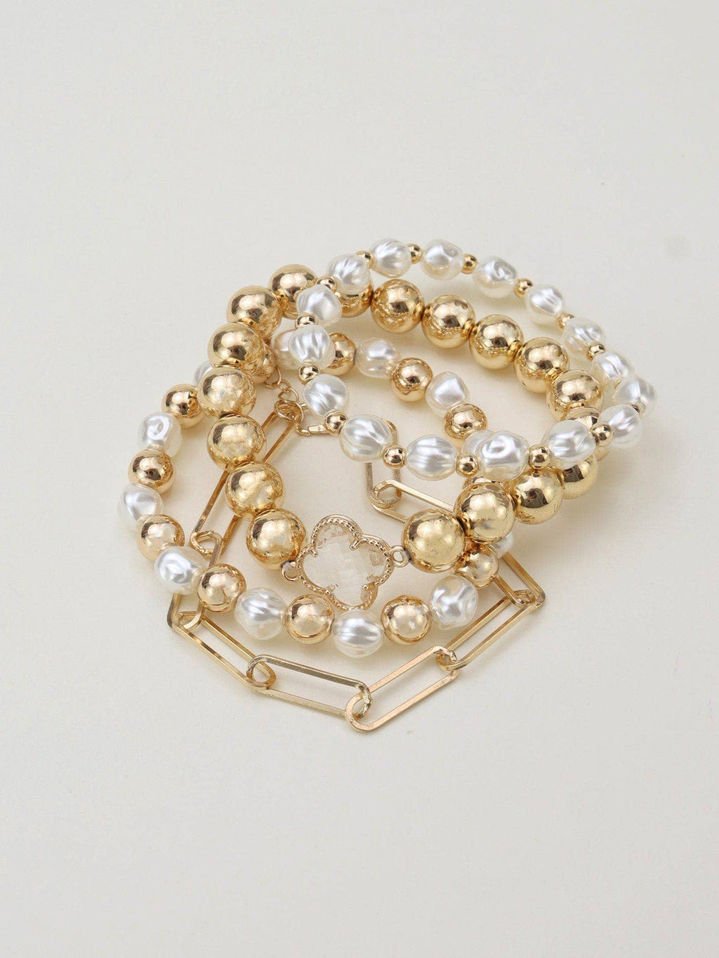 Multi Clover Bracelet Set