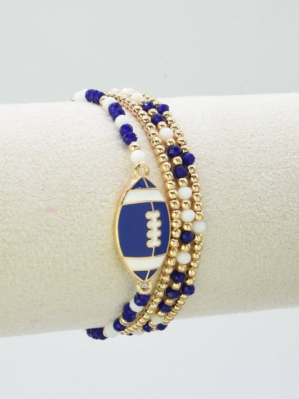 Gameday Football Charm Bracelet Set