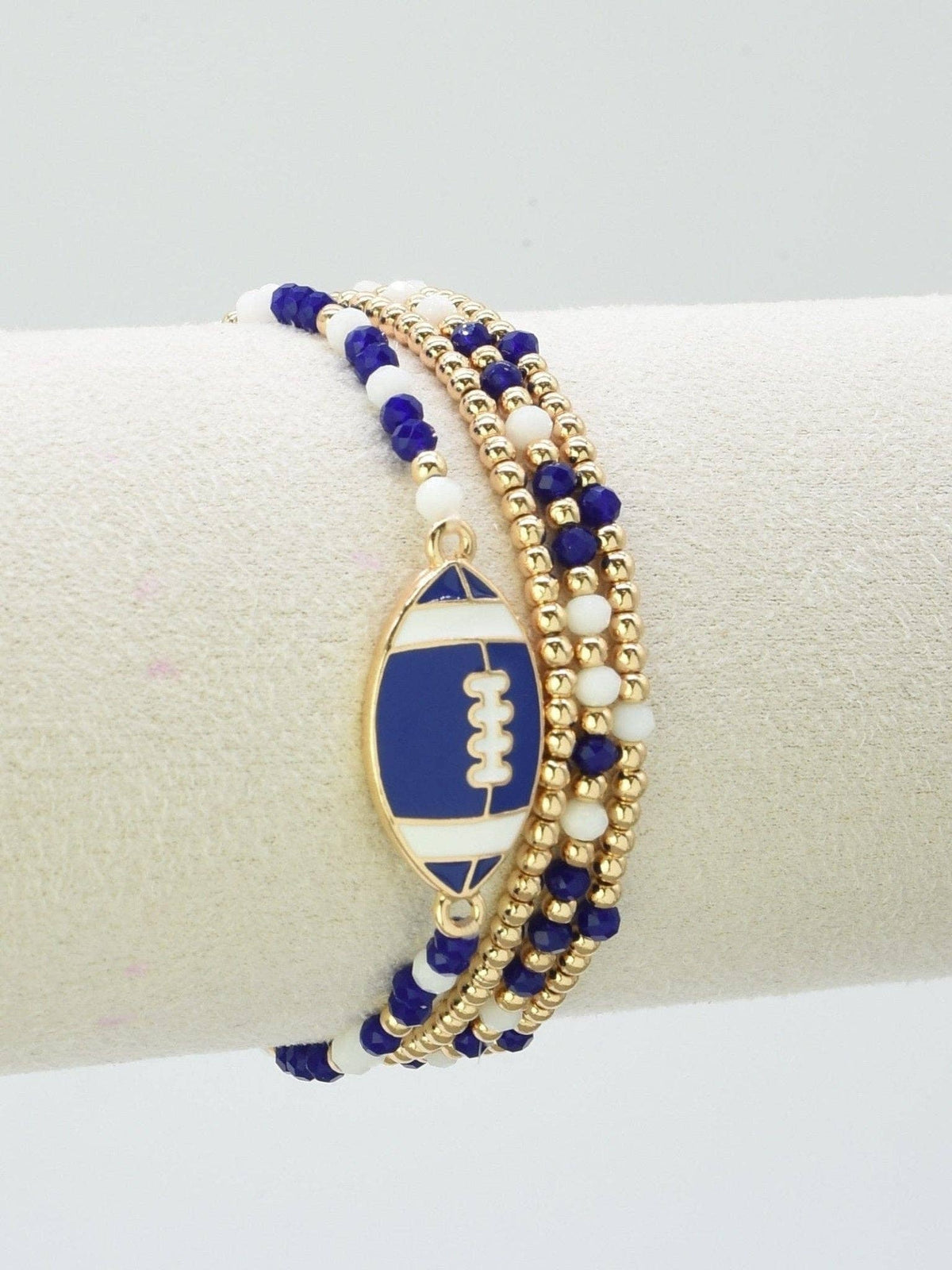 Gameday Football Charm Bracelet Set