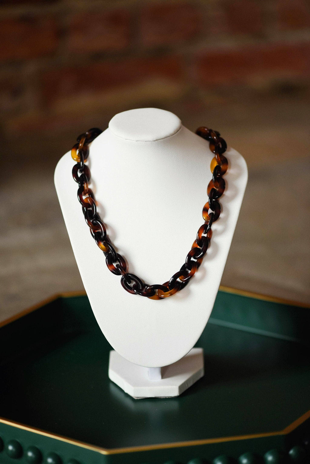 Tortoise Link Necklace