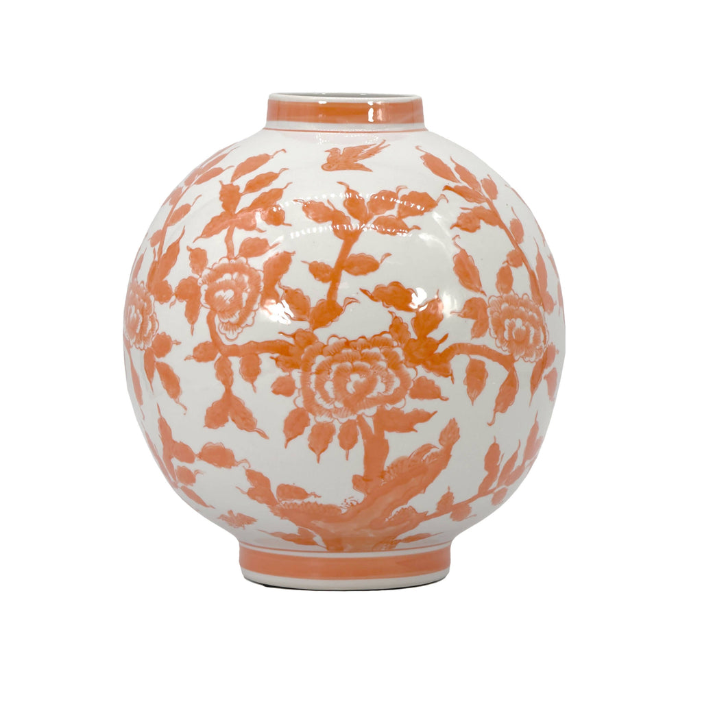 12" Dia Ceramic Globe Vase