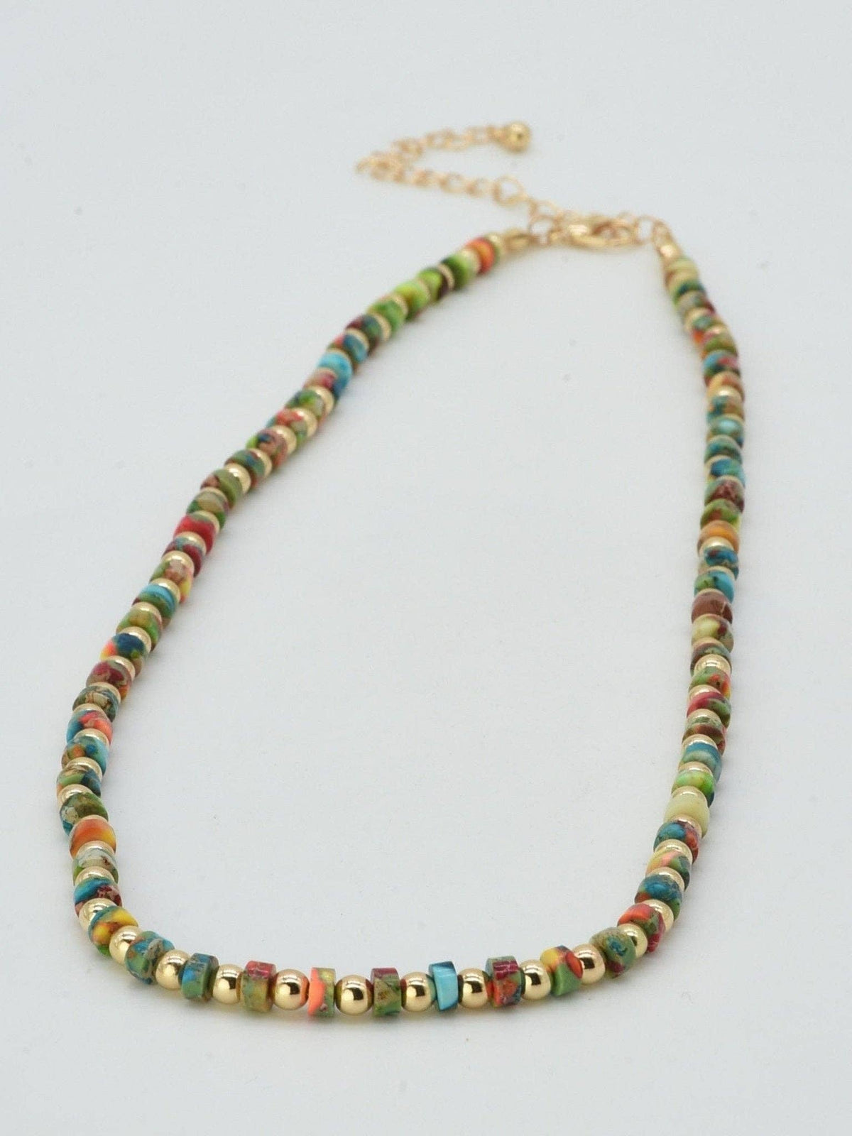 CCB Bead Semi Precious Necklace
