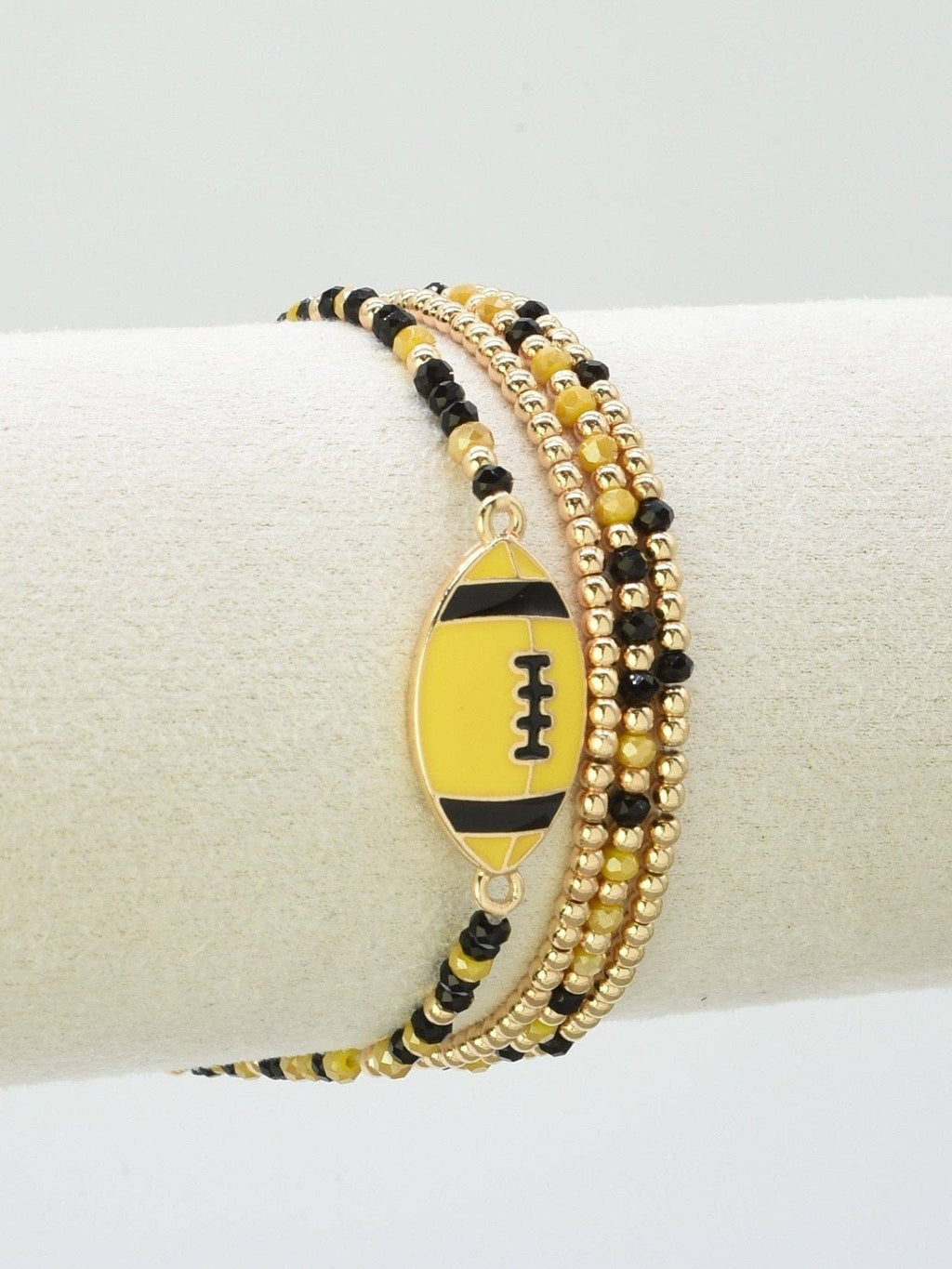 Gameday Football Charm Bracelet Set