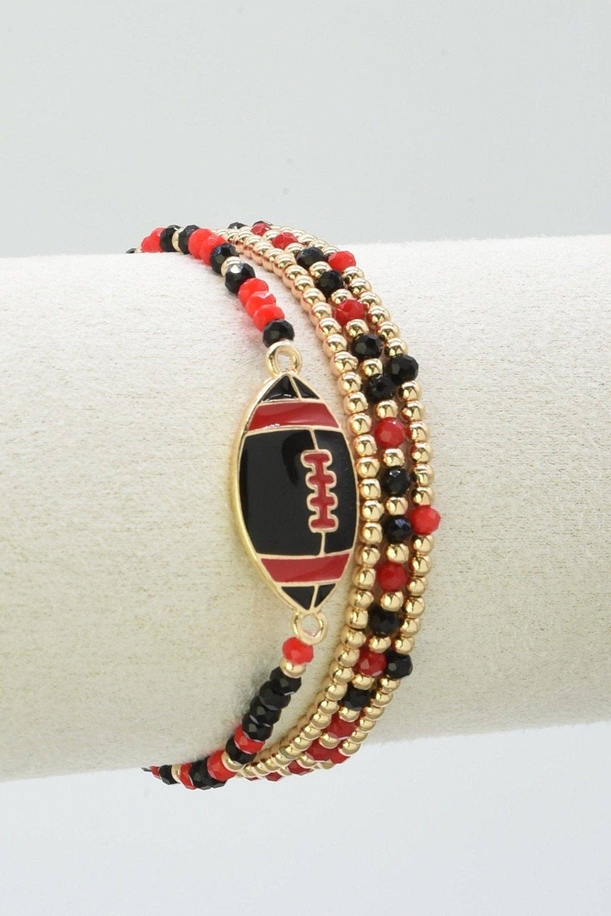 Gameday Football Charm Bracelet Set