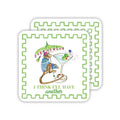 I Think I'll Have Another Monkey with Martini Paper Coaster
