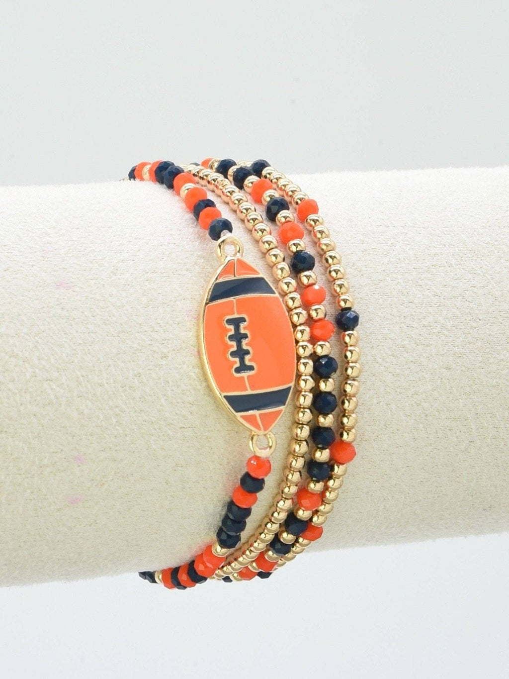 Gameday Football Charm Bracelet Set