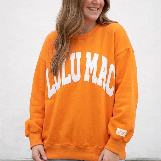 Tennessee Orange/White Puff LULU MAC