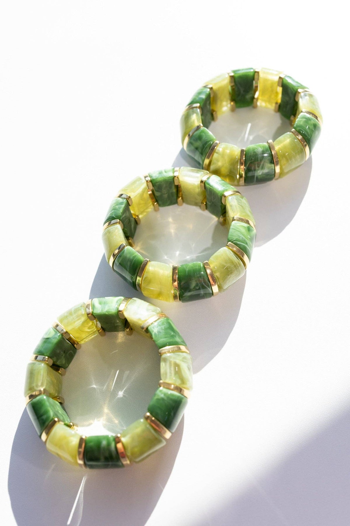 Bibi Stretch Bracelet - Green