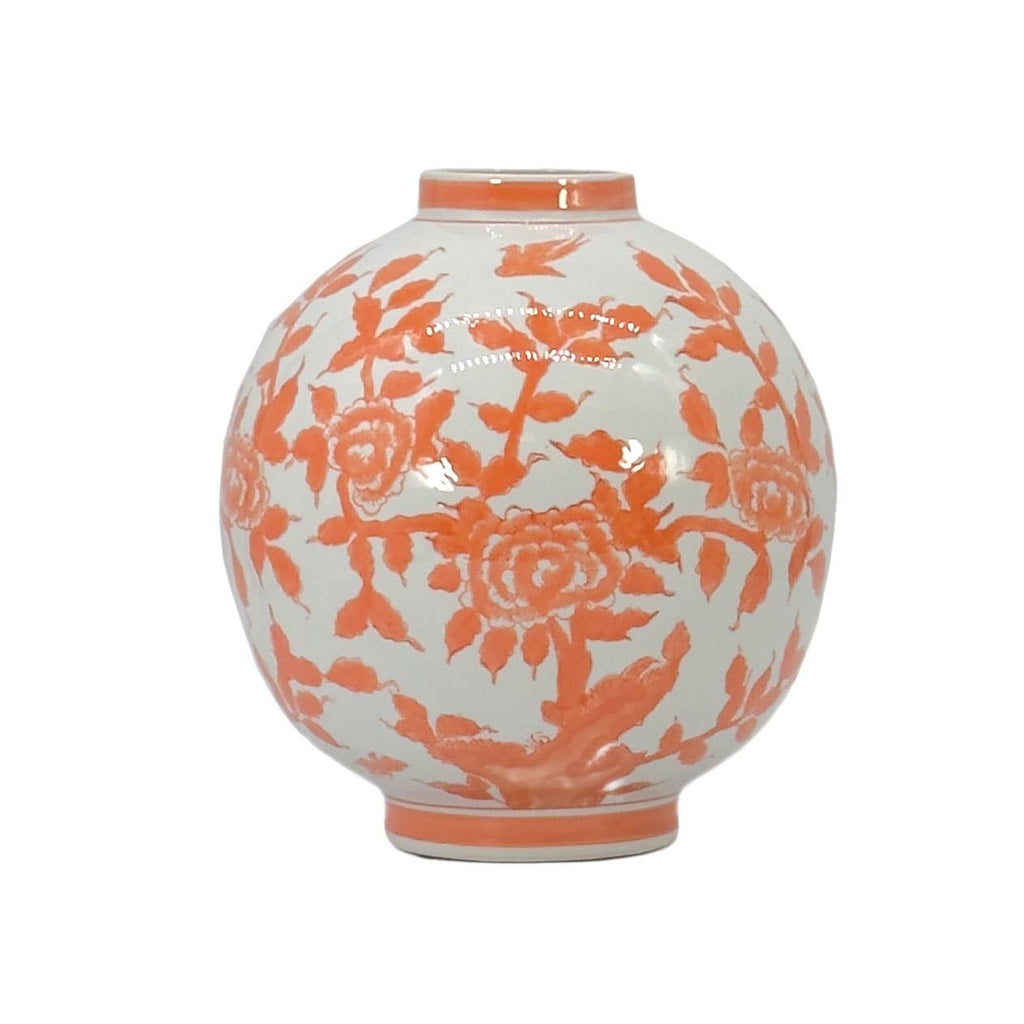 12" Dia Ceramic Globe Vase