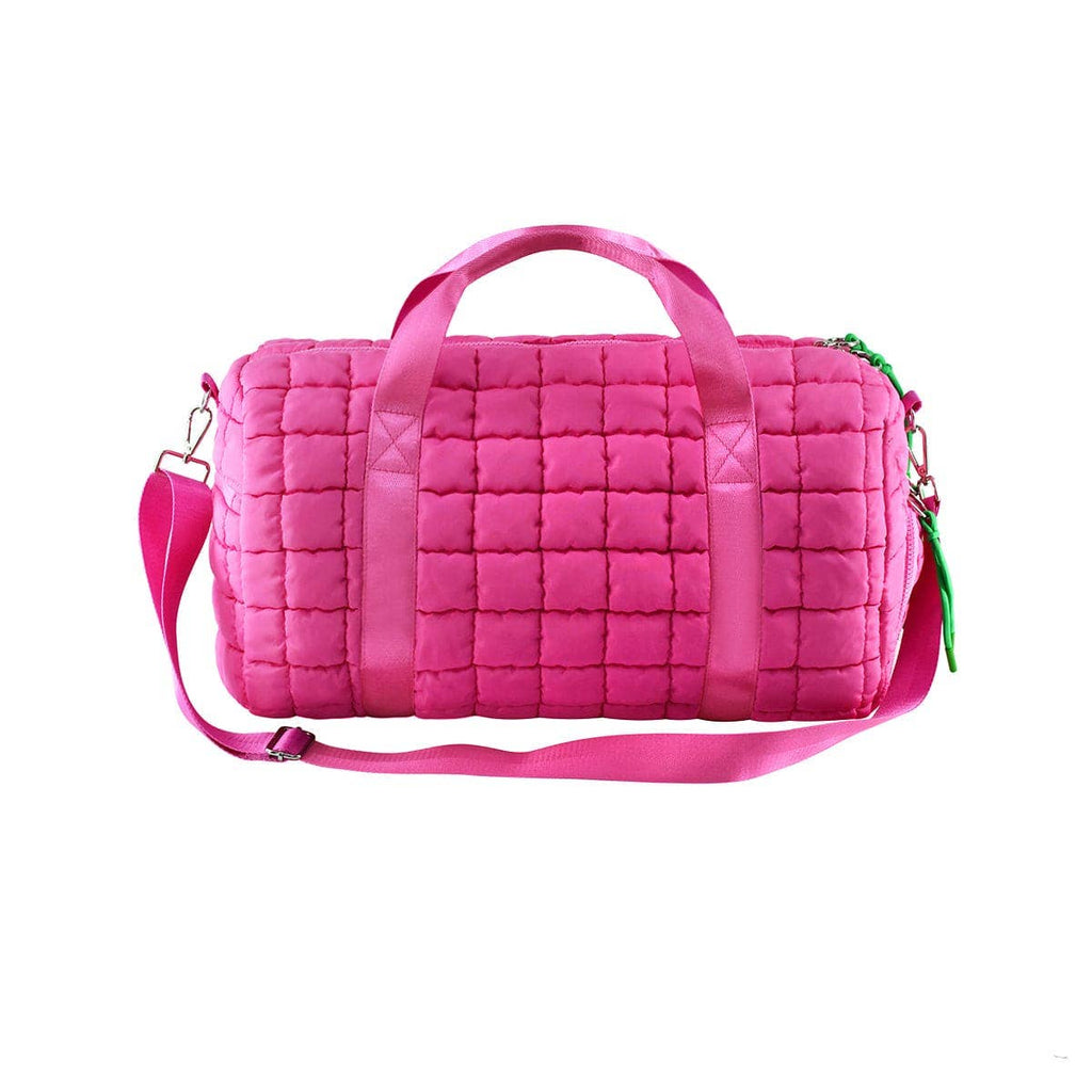 Quilted Puffer Weekender/Duffel Bag