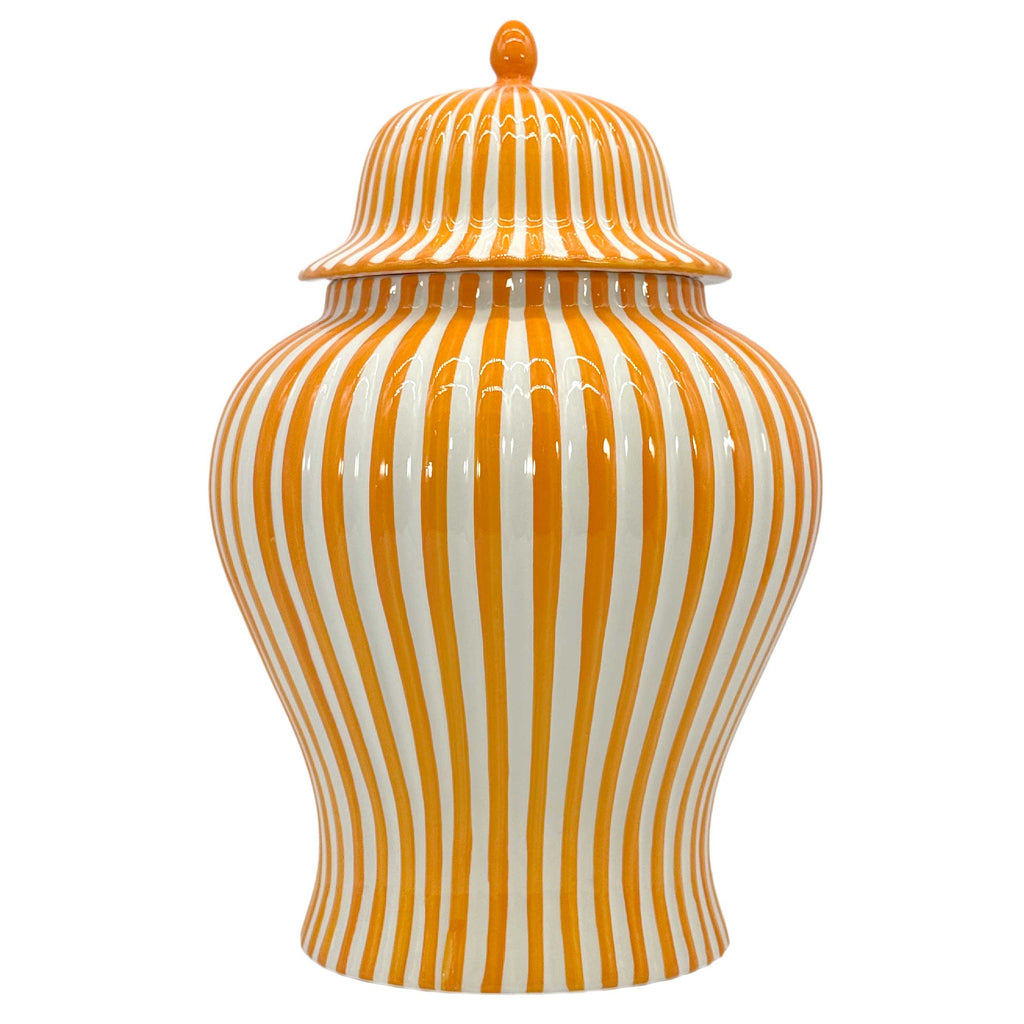 Candy Cane Striped Ceramic Vase 18" [New Colors 2026]