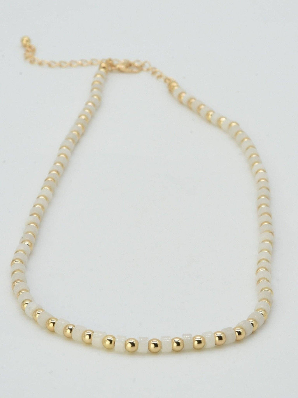 CCB Bead Semi Precious Necklace