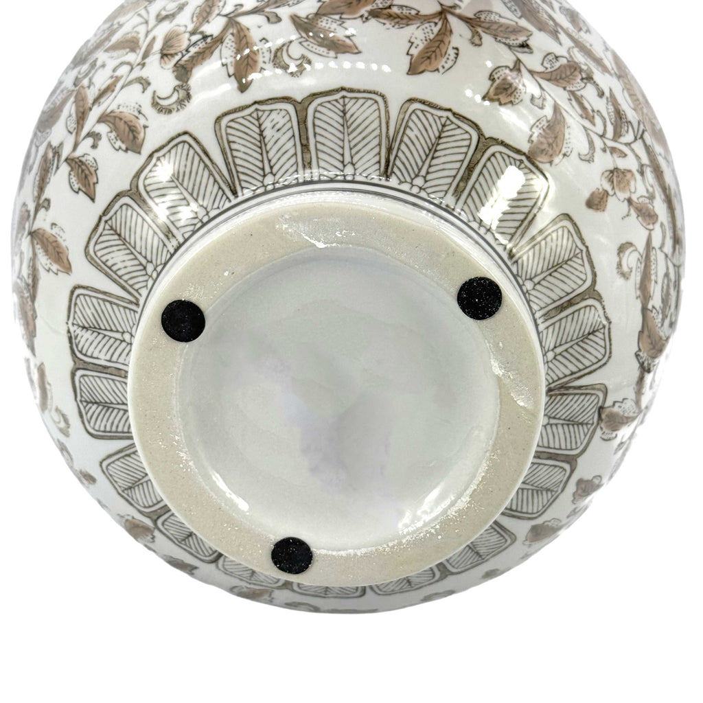 12" Dia Ceramic Globe Vase