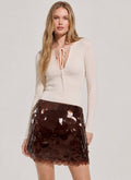 Sequin Mini Skirt