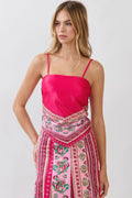 Paisley Scarf Print Cami